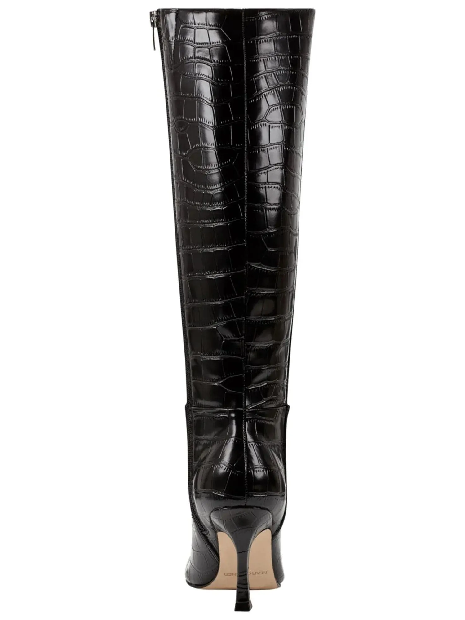 MARC FISHER - Animal Print Stiletto Zip-up Dress Boots