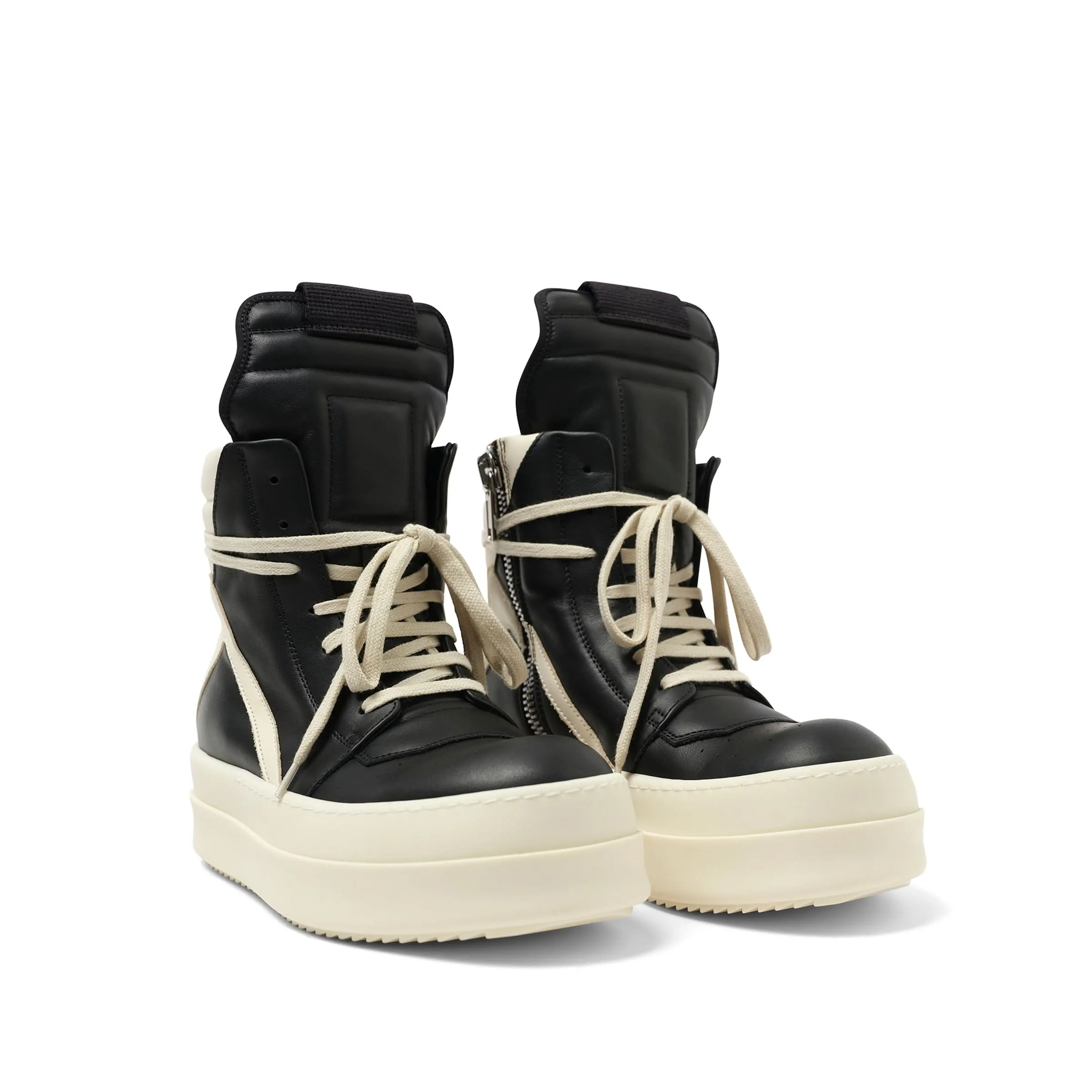 Mega Bumper Geobasket Sneaker in Black/Milk