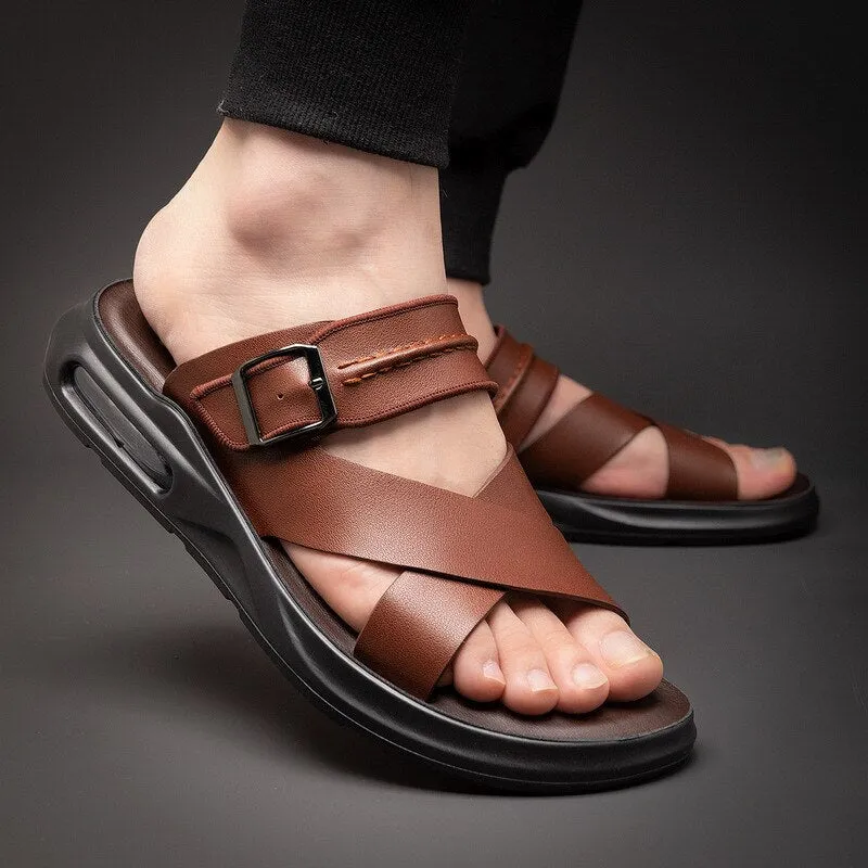 Men's Italian Sandals, Non-slip