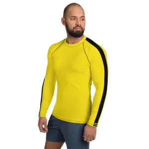 Men's Long Sleeve Bruce Lee Game of Death Compression Rash Guard: Perfect for No Gi BJJ, MMA, Grappling, and Wrestling