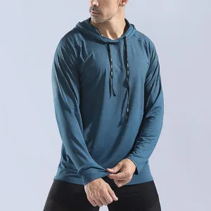 Men's Long Sleeve Hoodie T-Shirt