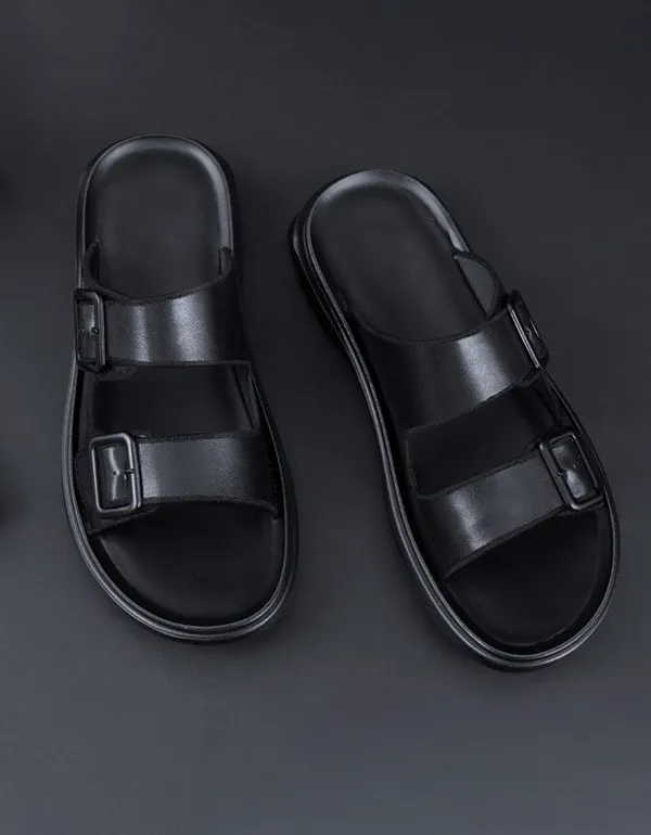 Men's Summer Buckle Beach Slippers