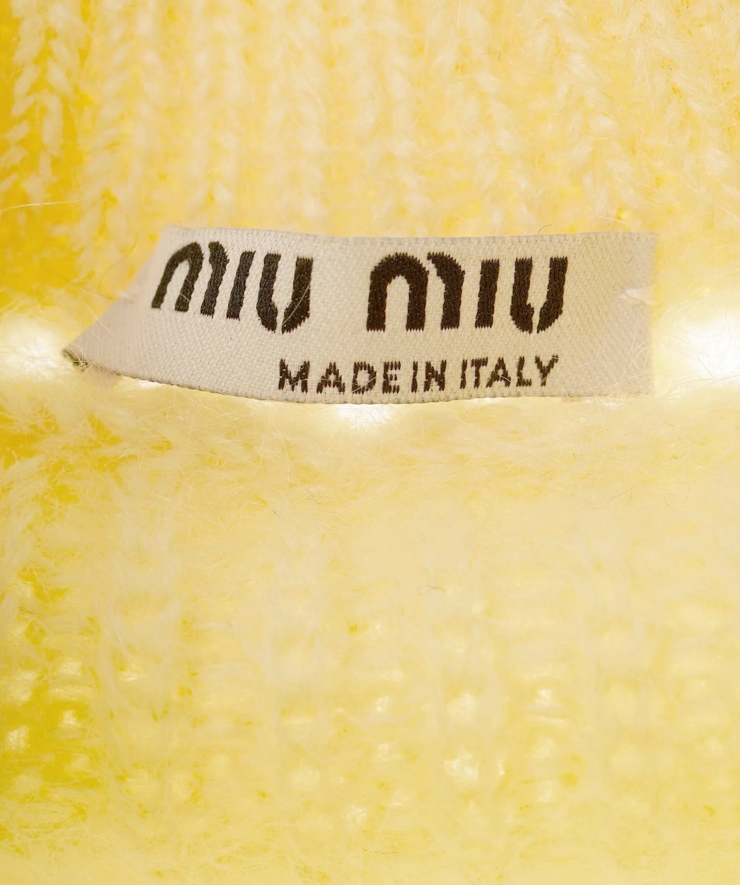 Miu Miu Yellow Jumper ALL0443