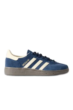 Navy Handball Spezial Leather-trimmed Suede Sneakers