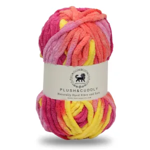 NESTNHAVEN, Wool, Plush & Cuddly, Chenille Yarn Supersoft Knitting Wool Ball, (1 Ball/100 Gram Each) Multi Colour Ball Suitable for Craft, Babywear, Baby Blankets, 5 Bulky, Shade no - NNHB020