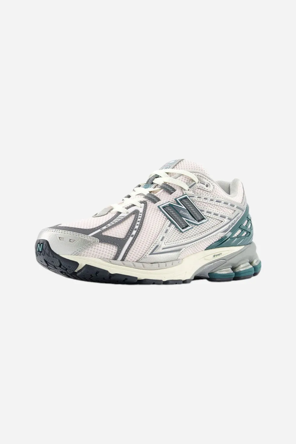 New Balance 1906 Sneakers in Silver Metalic with Pink Granite and New Spruce (M1906RET)