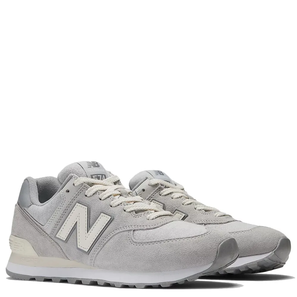 New Balance 574 in Concrete with Angora and Grey 002