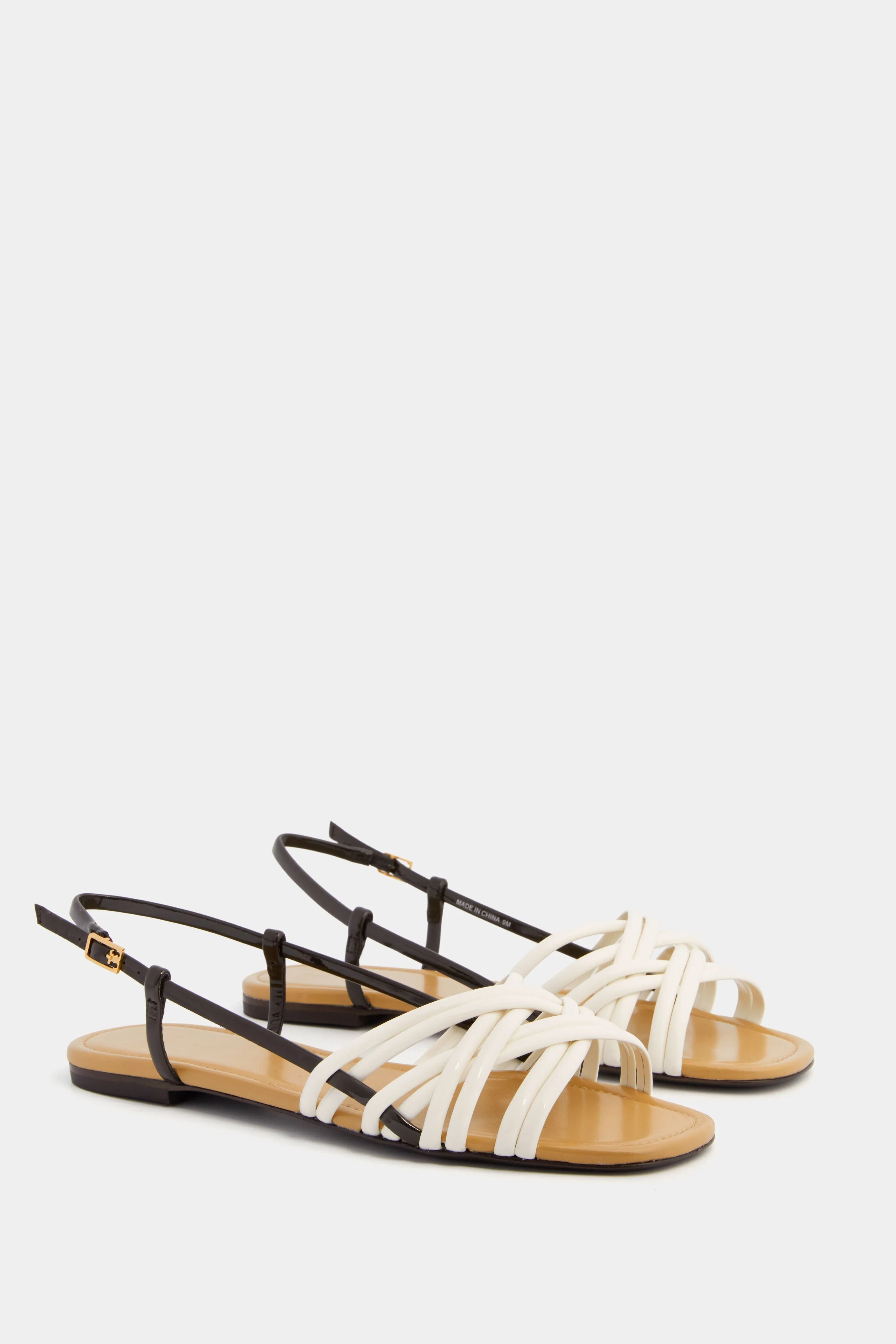 New Ivory Multi Strap Sandal