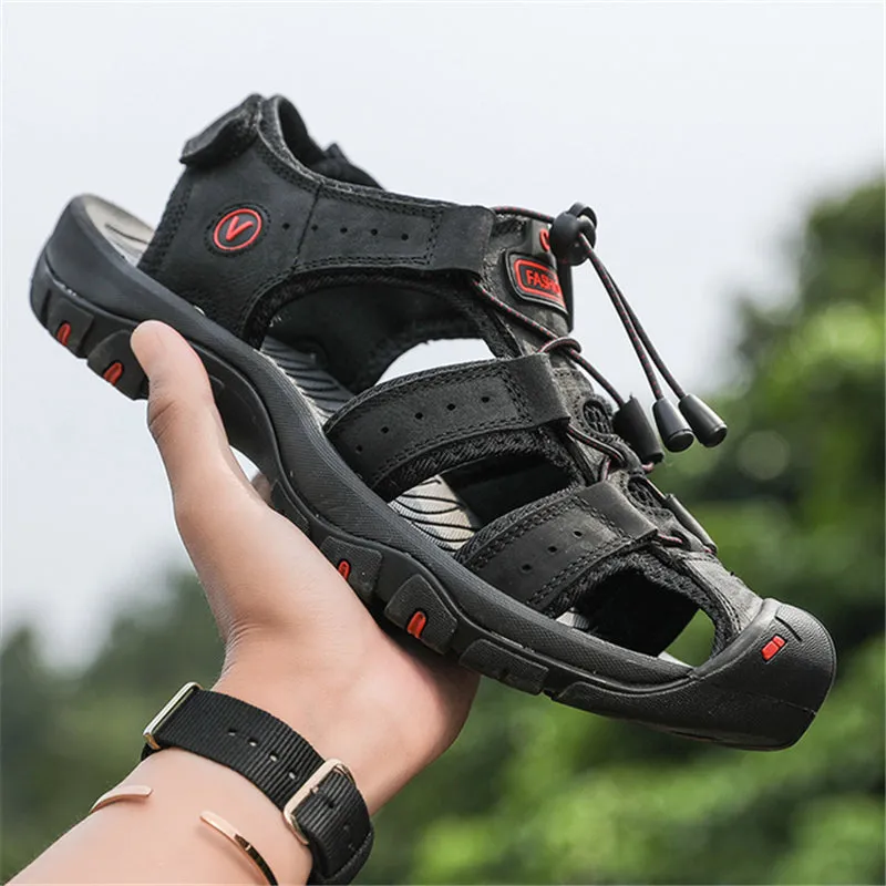 New Men Comfy Casual Flat Sole Beach Sandals