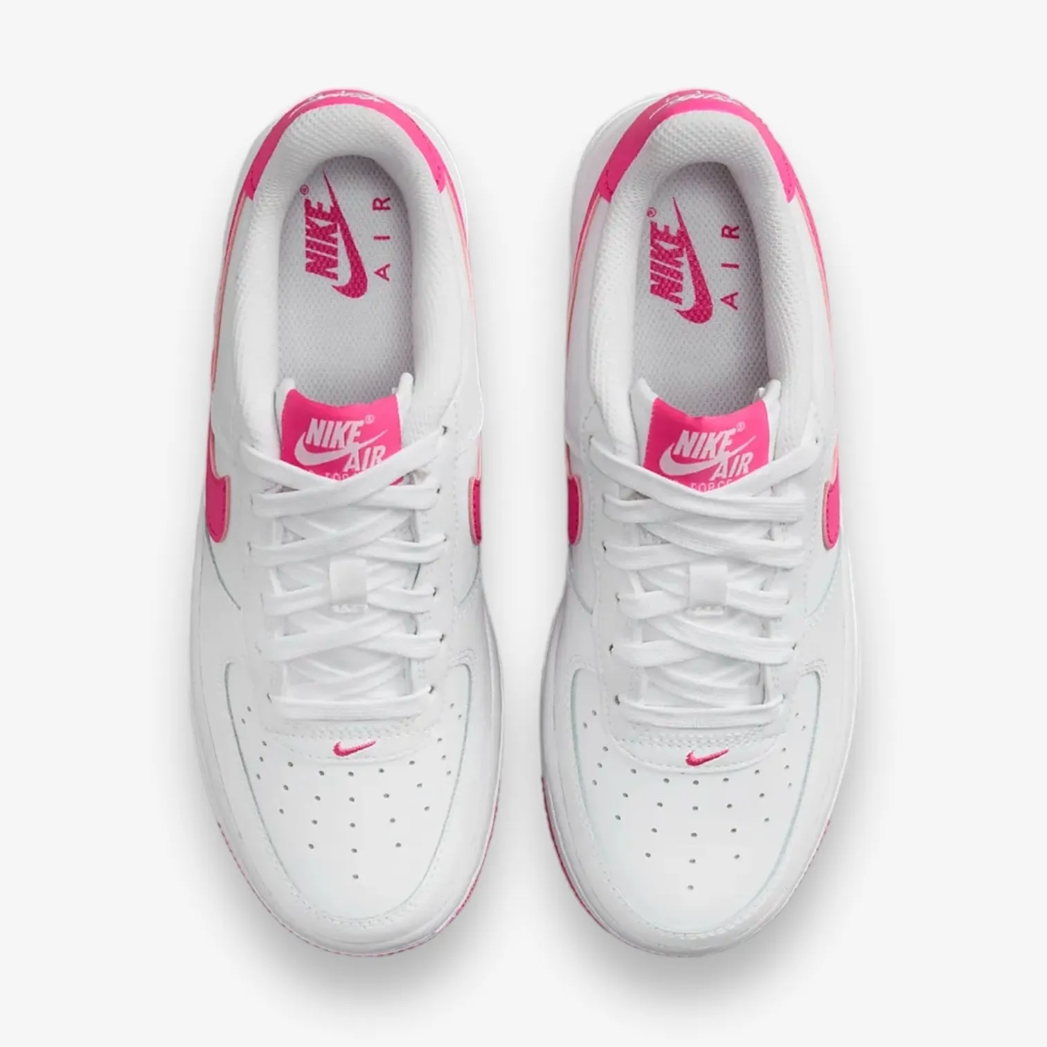 NIKE AIR FORCE 1  GS WHITE/LASER FUCHSIA FV5948-102