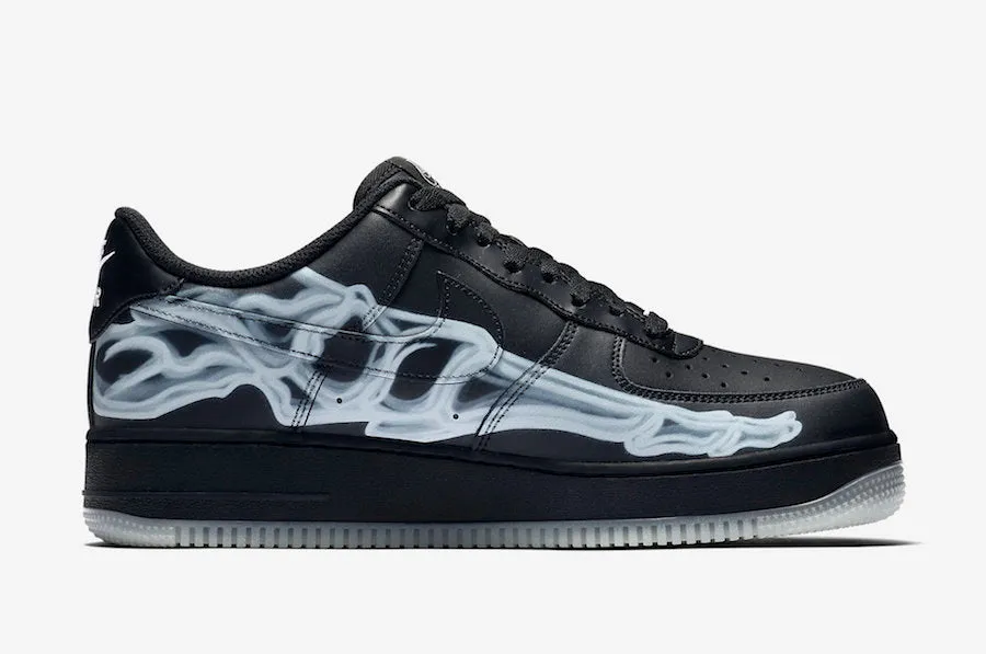 Nike Air Force 1 Skeleton Black