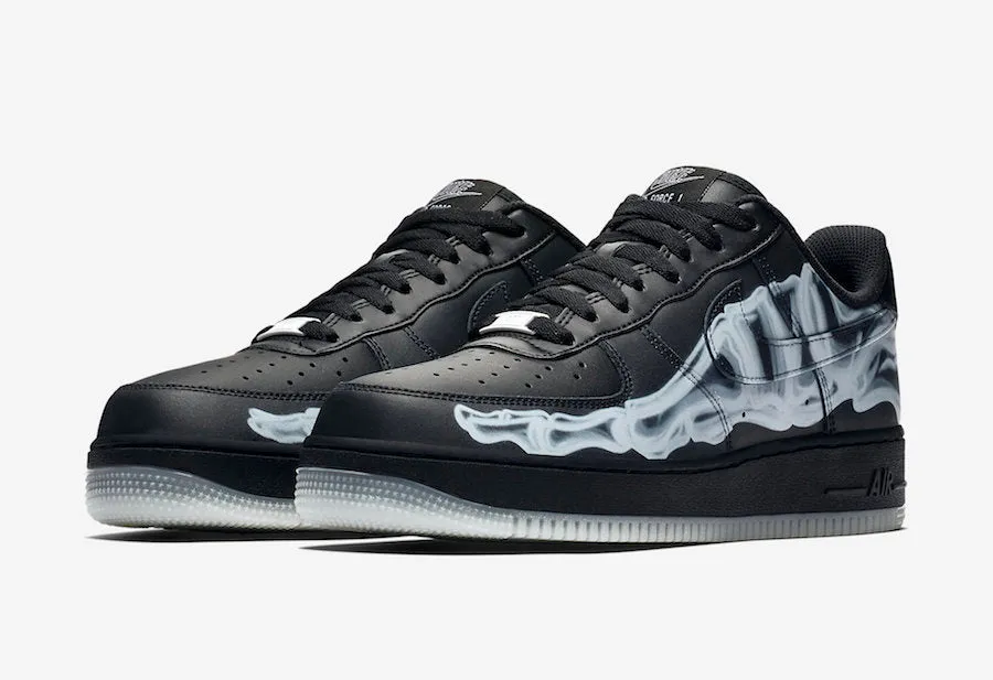 Nike Air Force 1 Skeleton Black