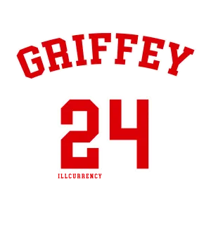 Nike Air Griffey Max 1 “Cincinnati Reds” Grey T-Shirt (Griffey 24)