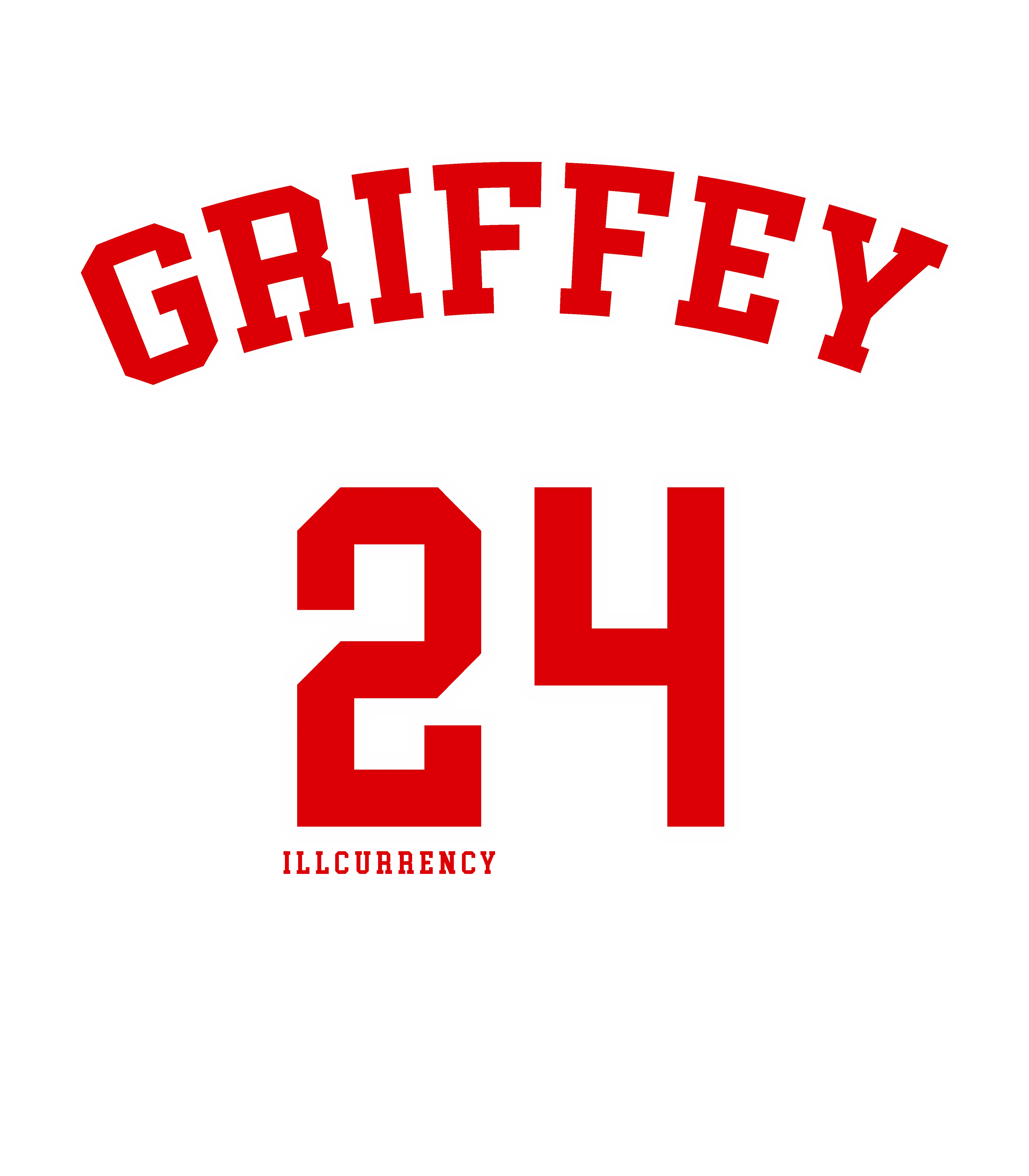 Nike Air Griffey Max 1 “Cincinnati Reds” Grey T-Shirt (Griffey 24)