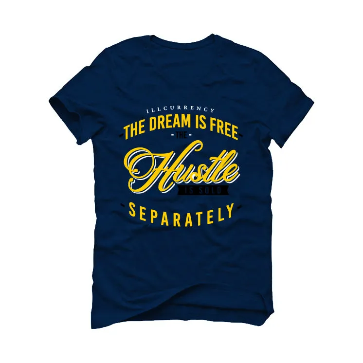 Nike Dunk Low “Michigan” | illcurrency Navy Blue T-Shirt (The dream is free)