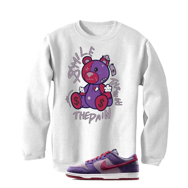 Nike Dunk Low “Plum” | illcurrency White T-Shirt (SMILE THROUGH THE PAIN)