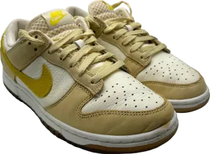 Nike Yellow/Beige Dunk Low Sneakers UK 5.5