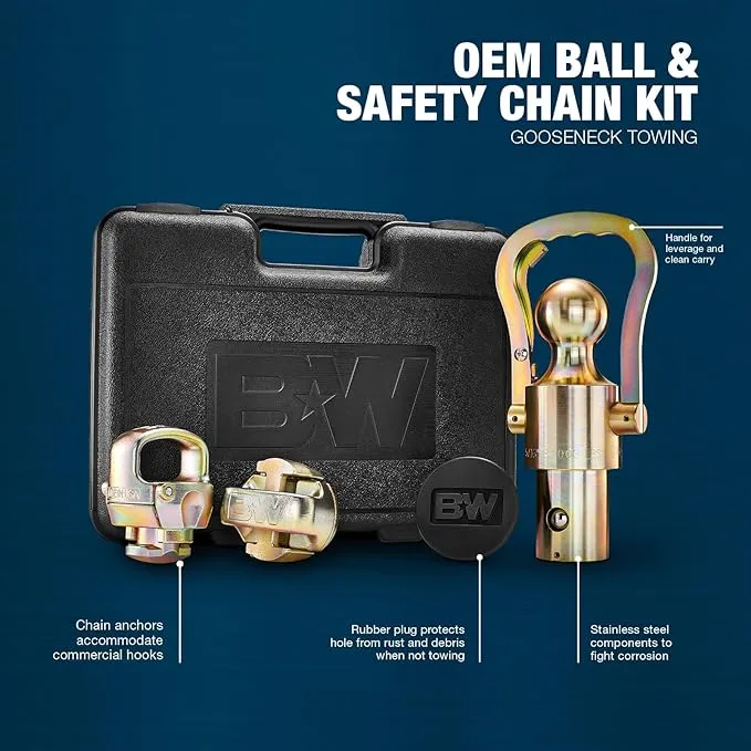 OEM Ball & Safety Chain Kit - Ram