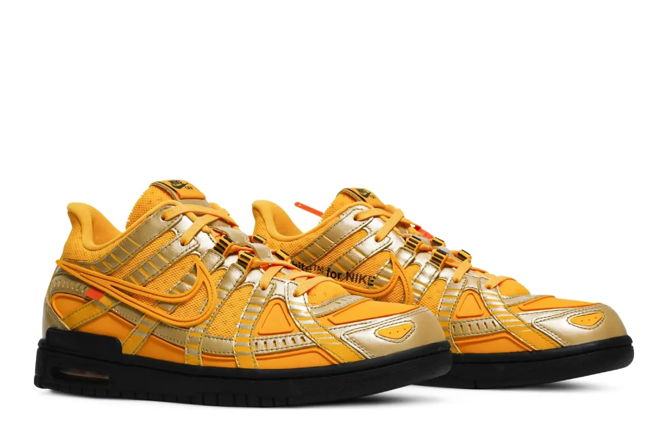 Off-White x Air Rubber Dunk 'University Gold'