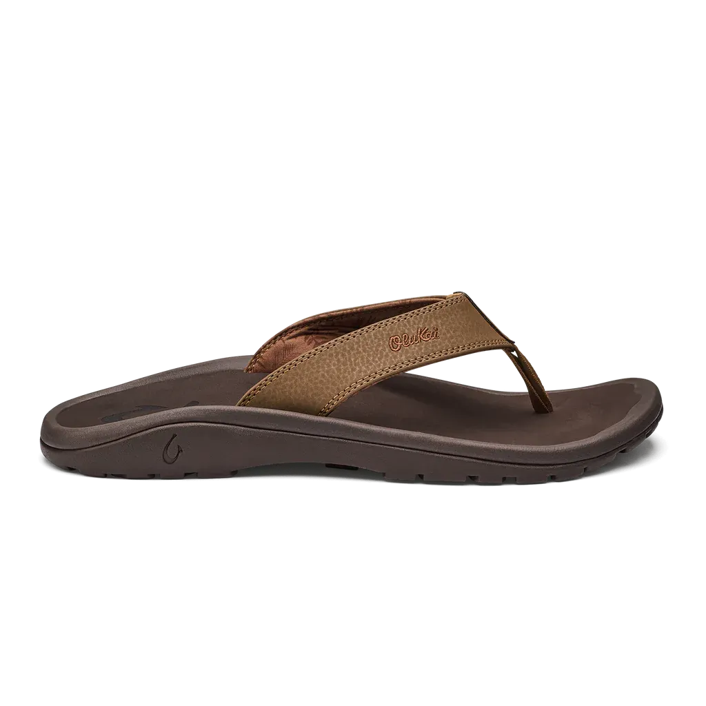 Olukai Ohana Mens Tan Dark Java