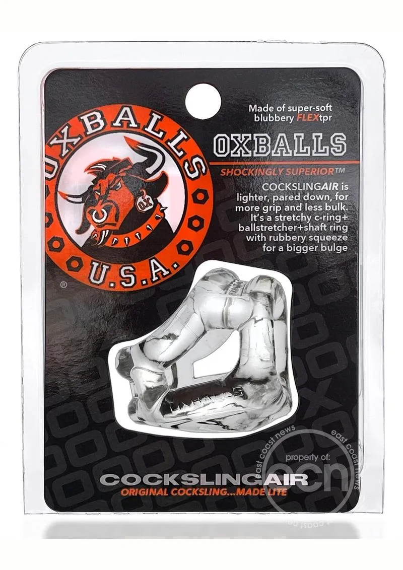 Oxballs Cocksling Air Cock and Ball Sling - Clear