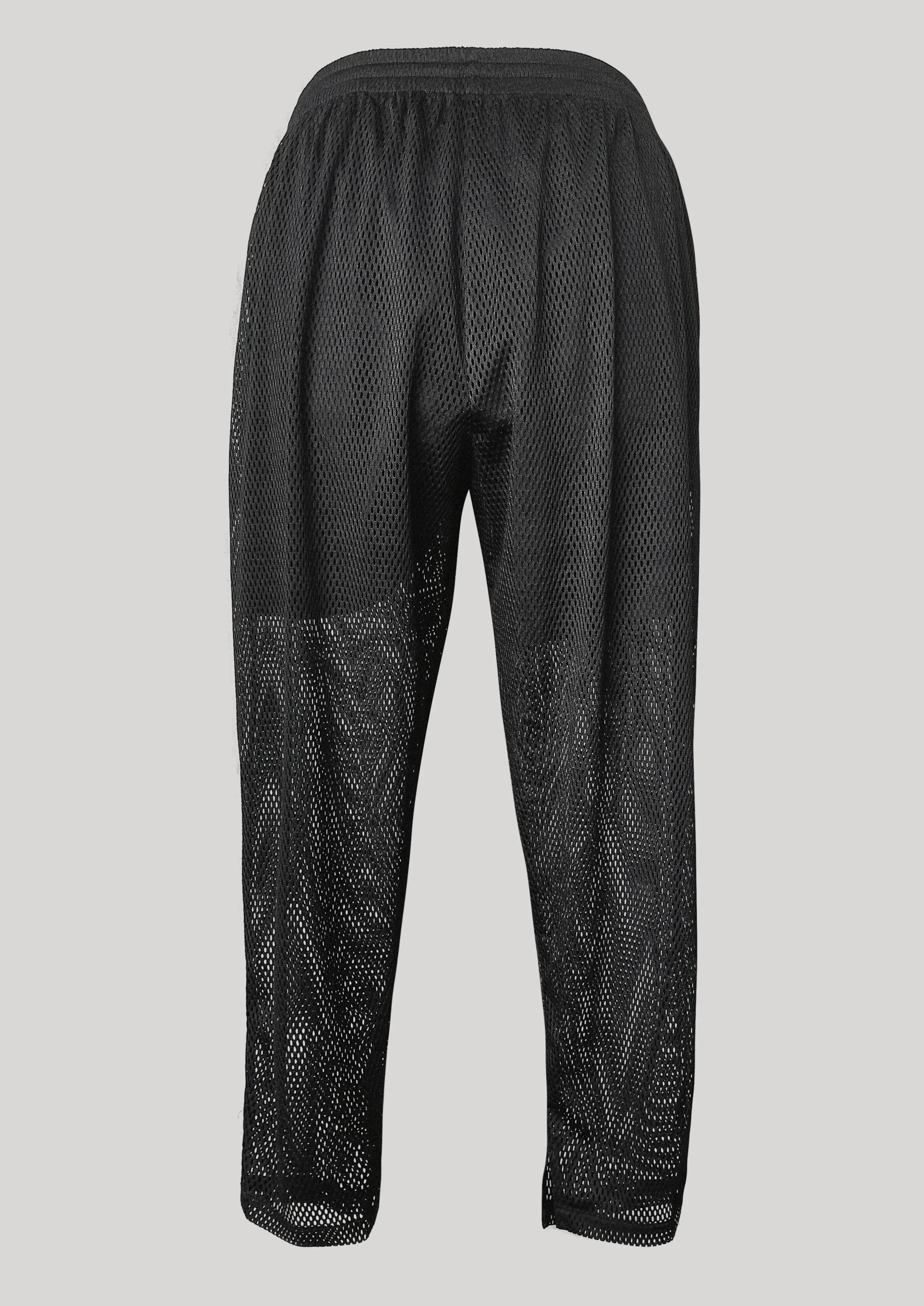 PANTS LOOSE ELASTIC WAIST - MESH black