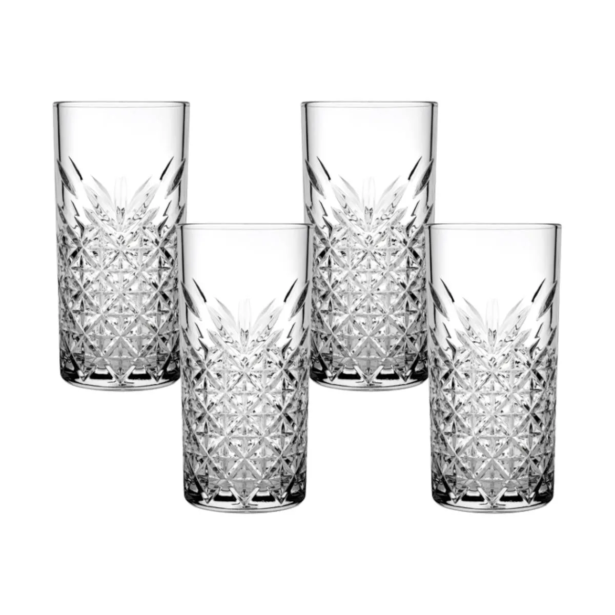 Pasabahce Timeless Hi Ball Glasses 450ml (Set of 4)