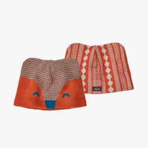 Patagonia B Animal Friends Beanie - Henna Brown