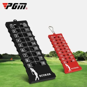 PGM Golf Scoring Device 18 Hole Square Scoring Device Golf Accessories, Random Color Deilvery