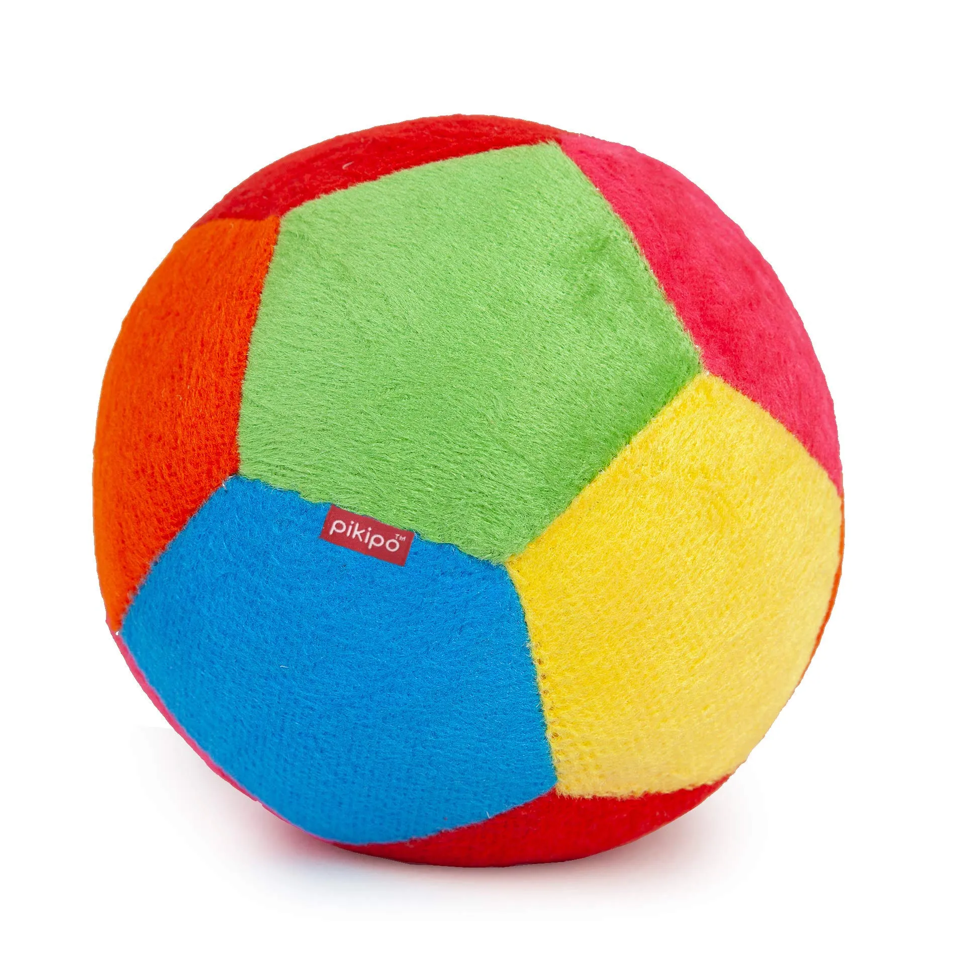 Pikipo Stuffed Soft Ball with Rattle Sound (Small, 11cm)