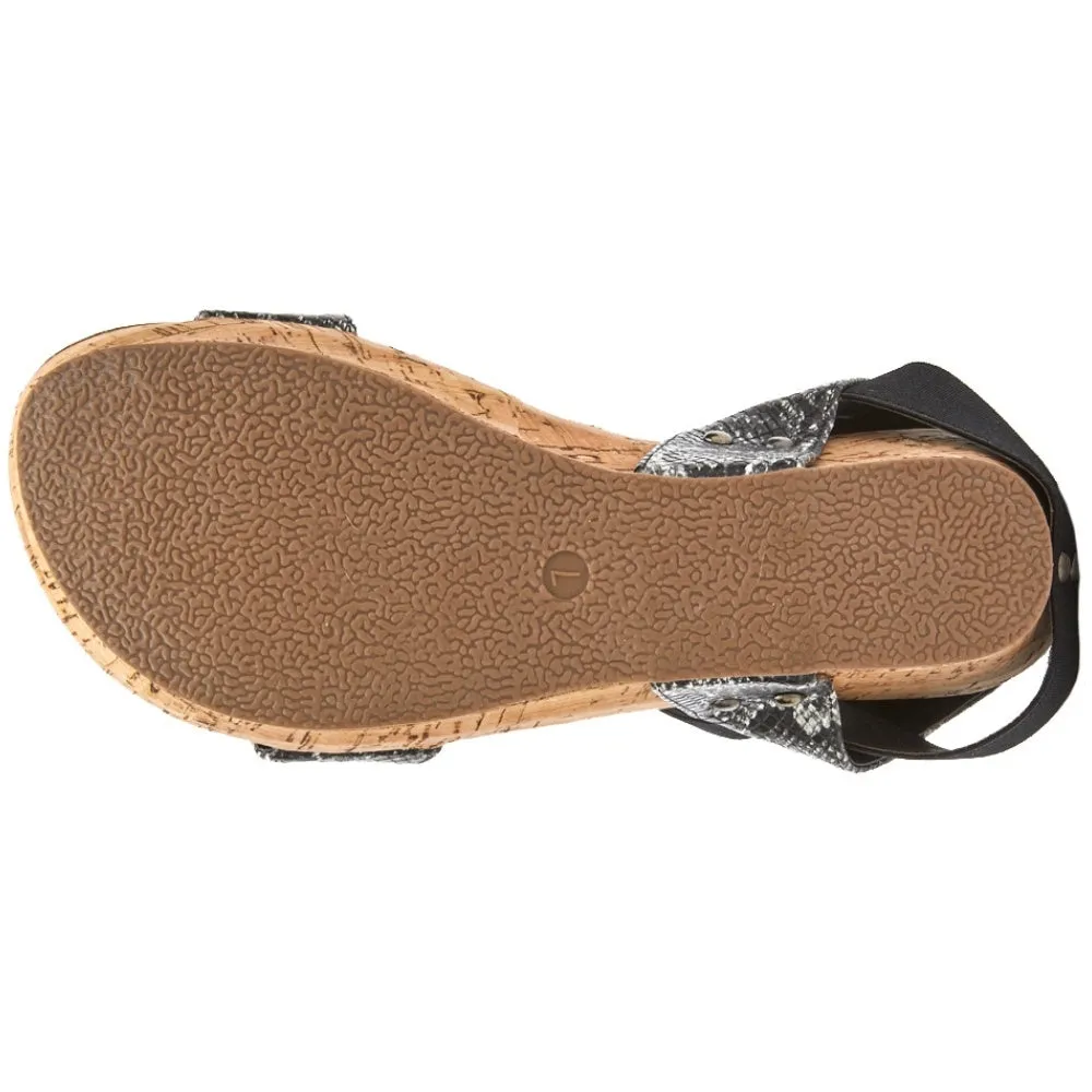 Point Break Snake Wedge Sandals