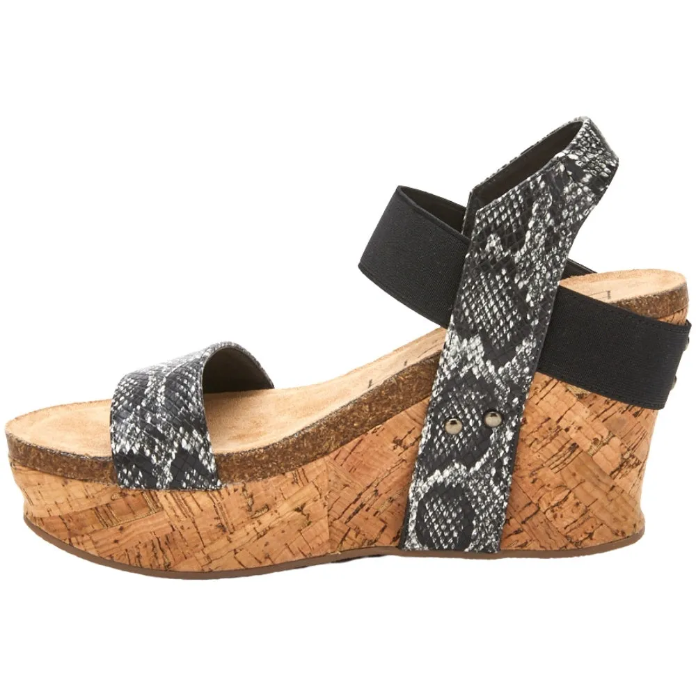 Point Break Snake Wedge Sandals