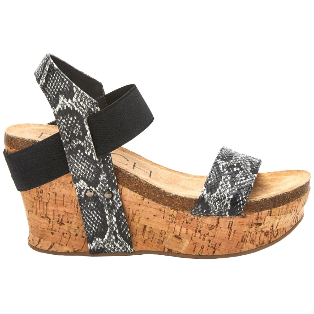 Point Break Snake Wedge Sandals