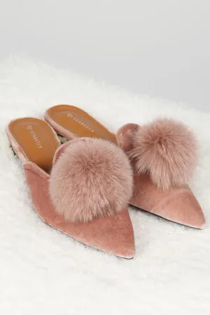 Puff Ball Princess Shoes Pink