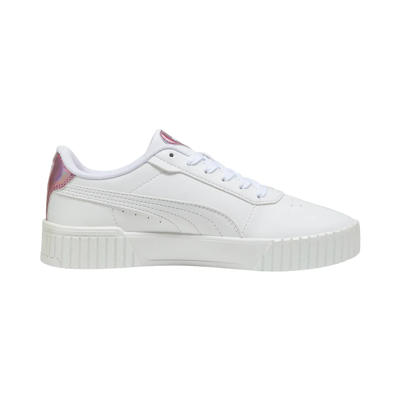 Puma scarpa sneakers da donna Carina 2.0 GirlPower 395095-01 bianco-argento