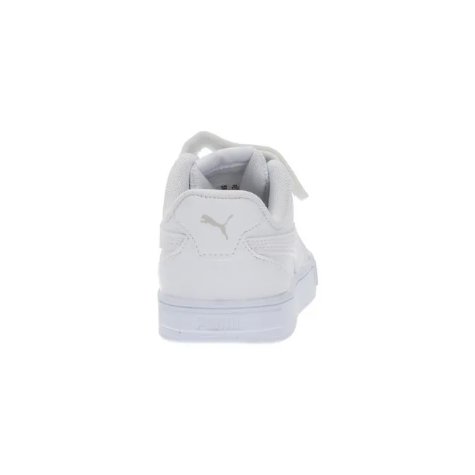 Puma Scarpa sneakers da ragazzi con elastico e velcro Caven 2.0 393839 02 bianco