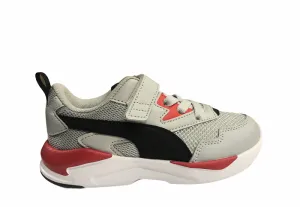 Puma scarpa sportiva da bambino X-Ray Lite AC Inf 374398 13 grigio chiaro-nero-rosso