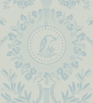 Purnon Wallpaper by Farrow & Ball Pale Powder