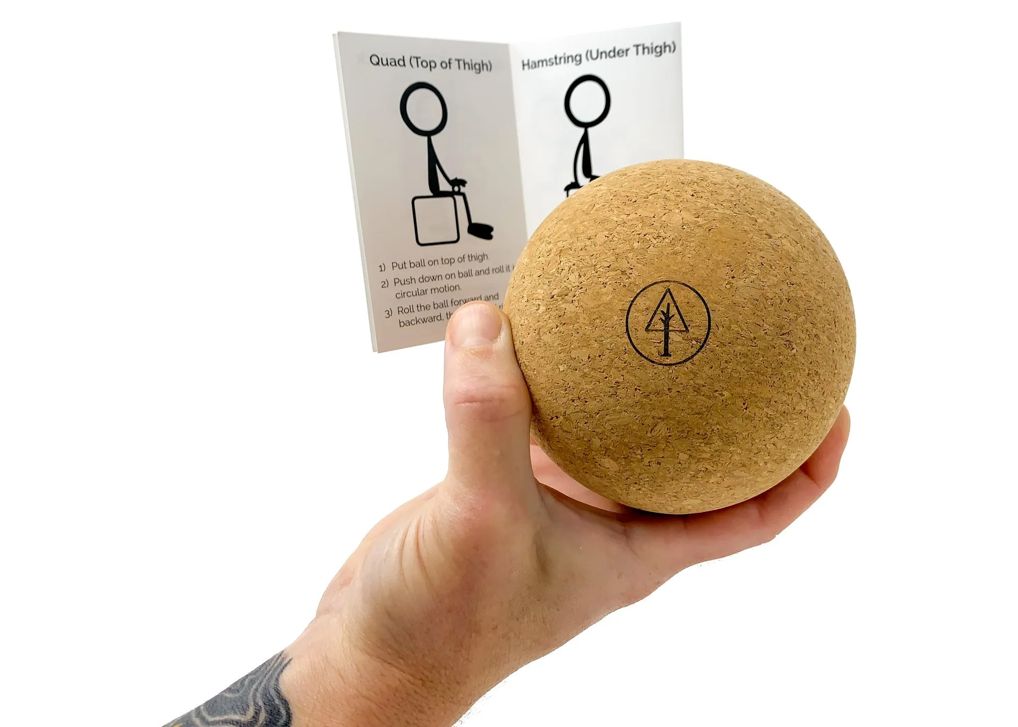 Rawlogy Cork Massage Ball Set (2 Classic 2.5")