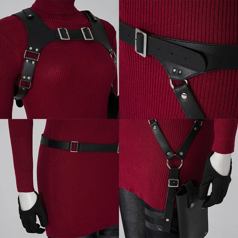 Resident Evil IV 4 Remake Ada Wong B Edition Cosplay Costume