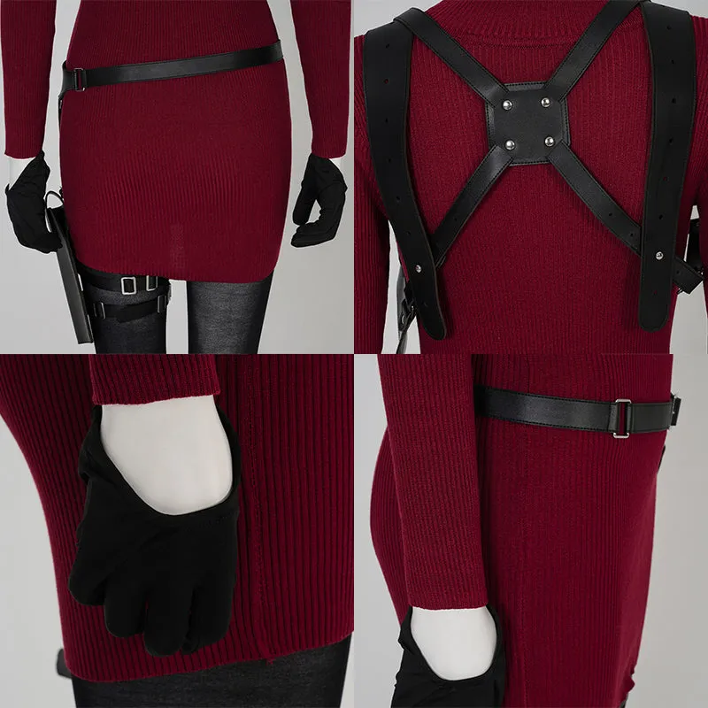 Resident Evil IV 4 Remake Ada Wong B Edition Cosplay Costume