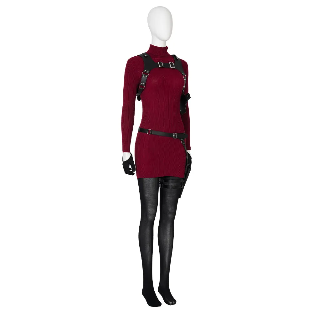 Resident Evil IV 4 Remake Ada Wong B Edition Cosplay Costume