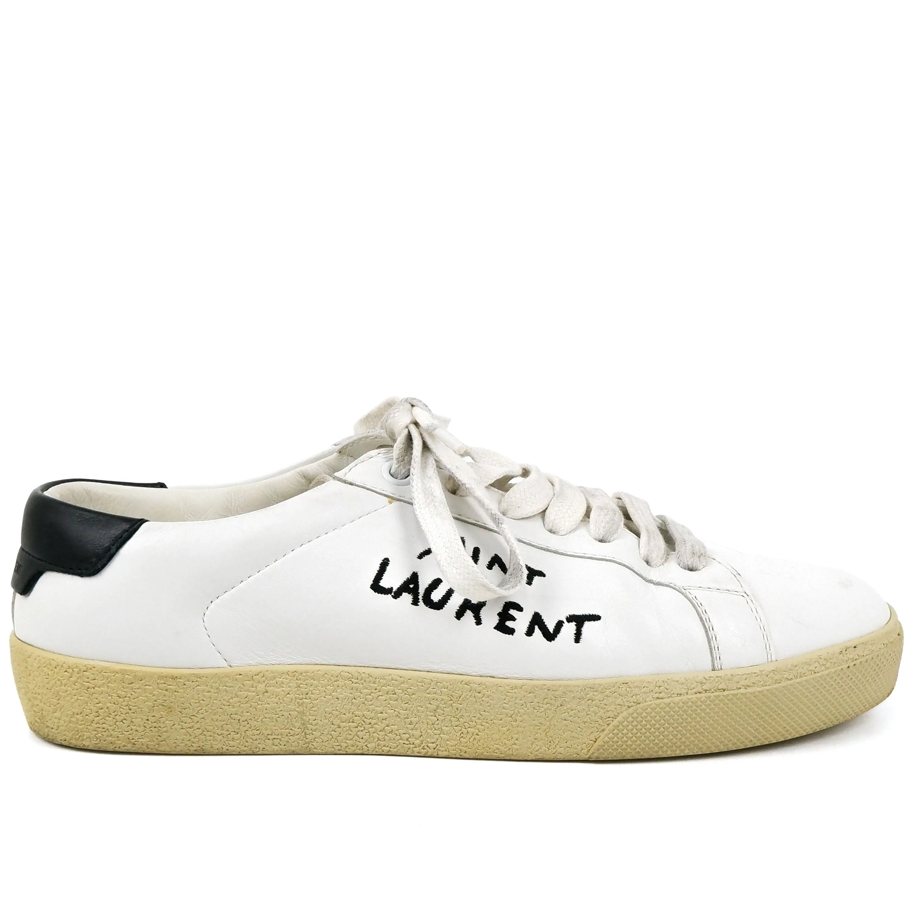 Saint Laurent Sneakers White Black 36