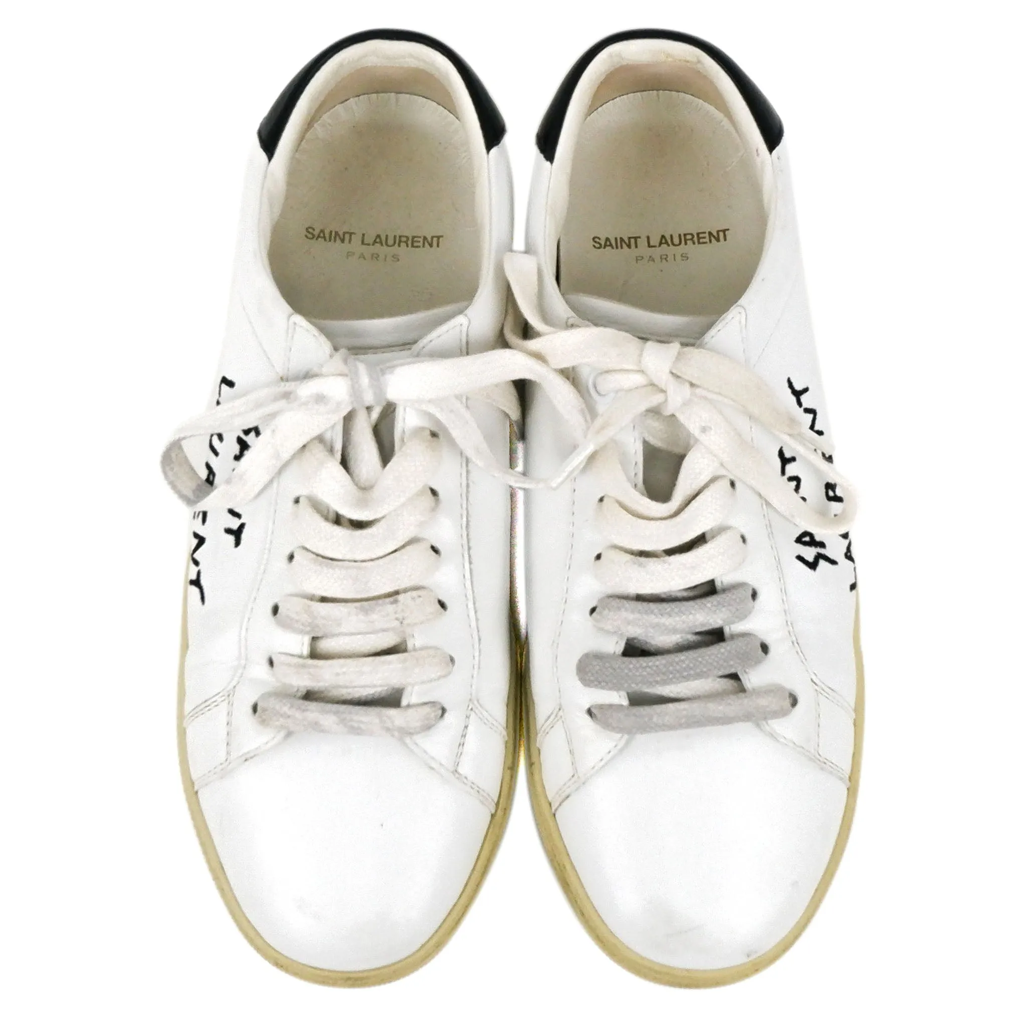 Saint Laurent Sneakers White Black 36