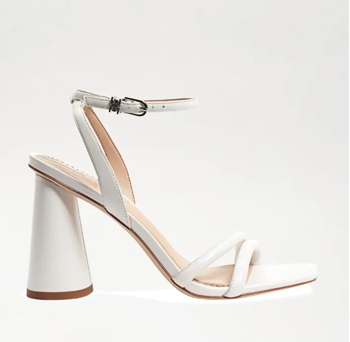 Sam Edelman Kia Block Heel in White