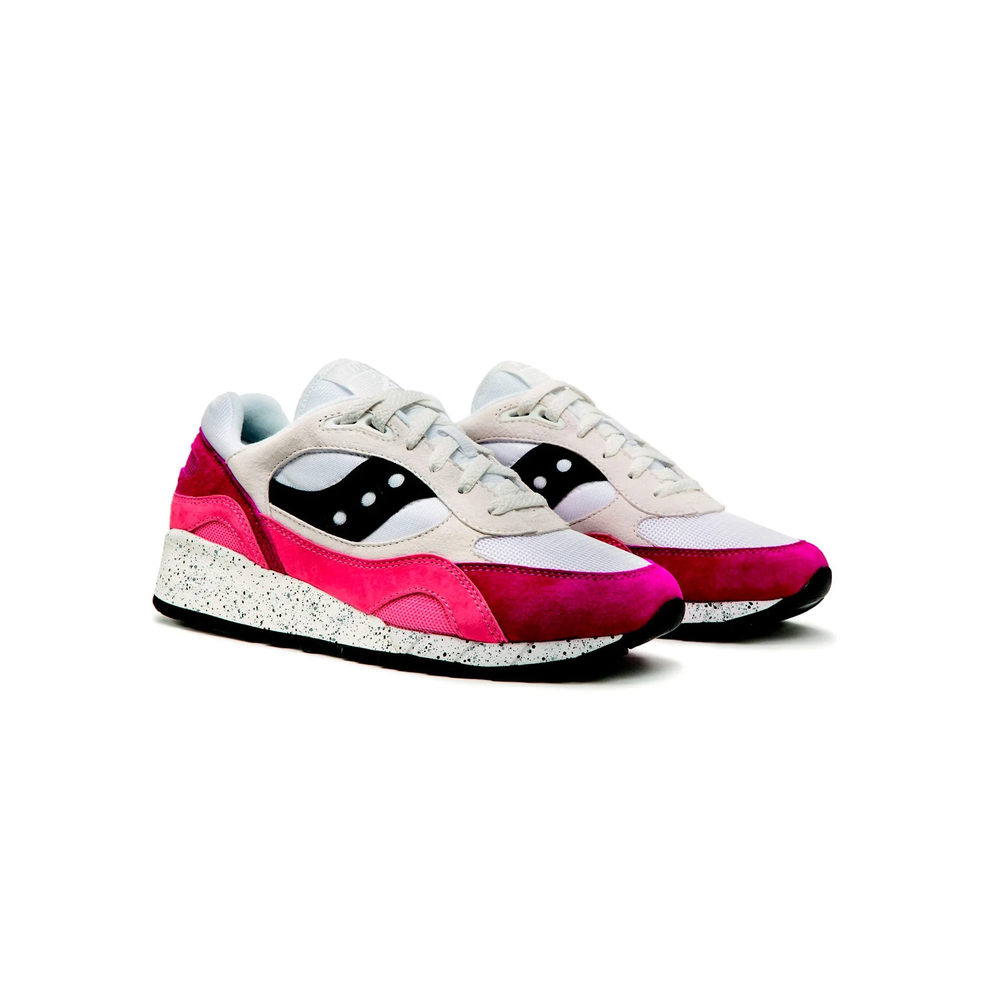 Saucony Mens Shadow 6000 Shoes 'White/Coral'