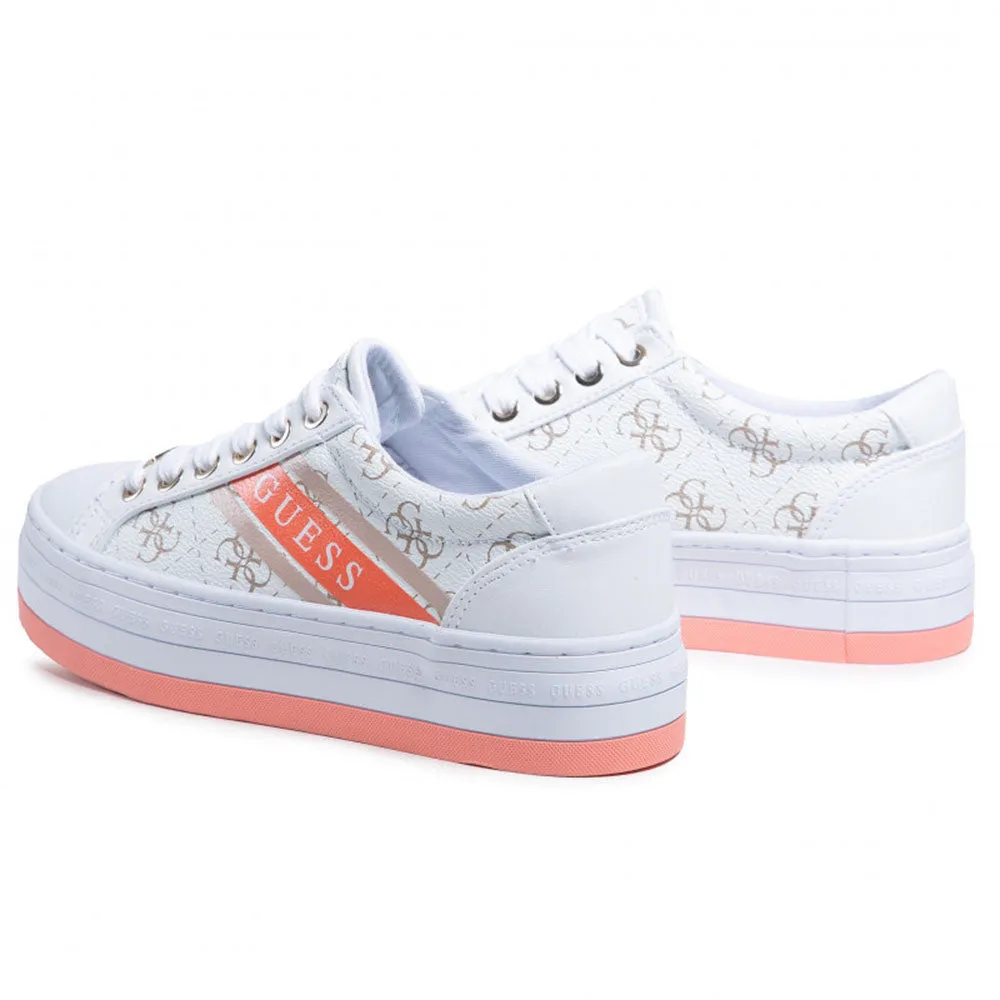 Scarpe Donna GUESS Sneakers Linea Barona Colore Bianco