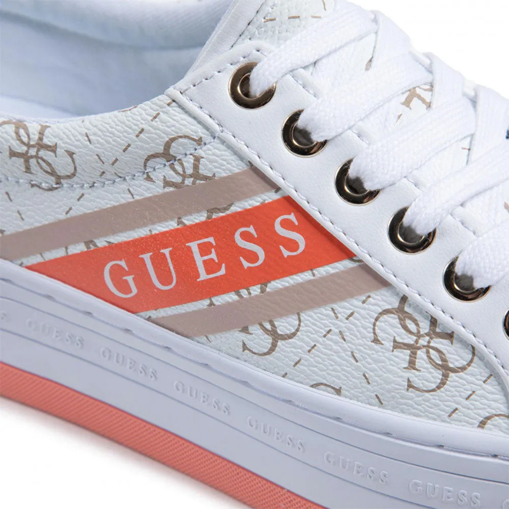 Scarpe Donna GUESS Sneakers Linea Barona Colore Bianco