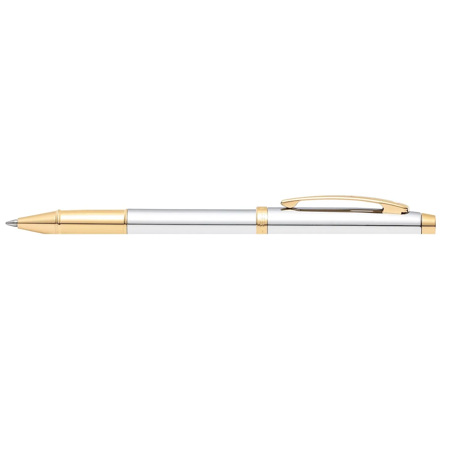 Sheaffer® 100 Chrome with Gold Trims Rollerball Pen