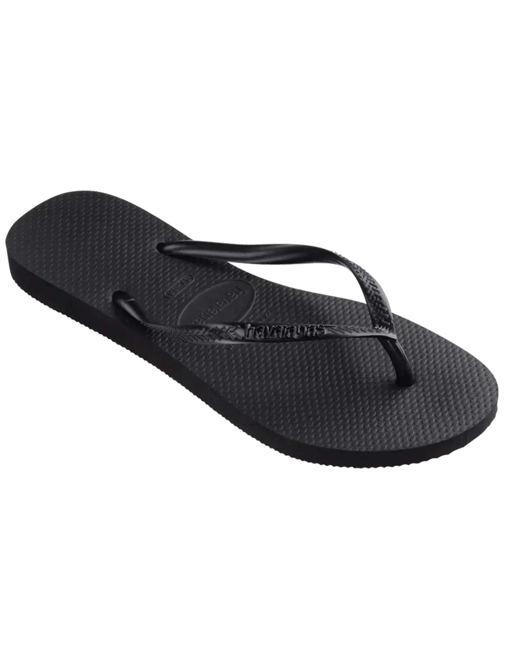 Slim Sandal, Black